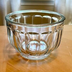 Vintage Heavy Pressed Glass Bowl